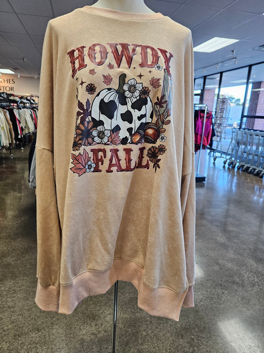 Top Ls By Clothes Mentor In Tan, Size:Xl