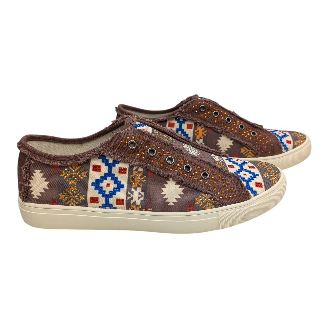 Shoes Sneakers By Montana West In Multi, Size:10