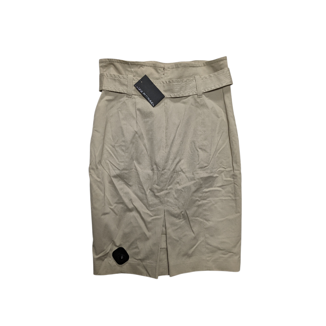 Skirt Midi By Club Monaco In Beige, Size:8