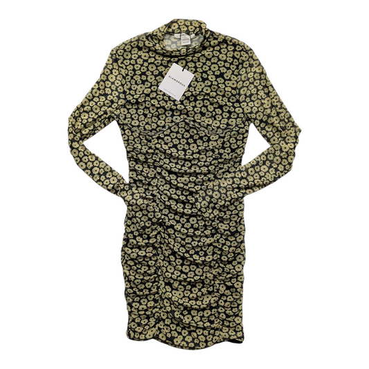 Dress Casual Midi By Glamorous In Black & Yellow, Size:Xs