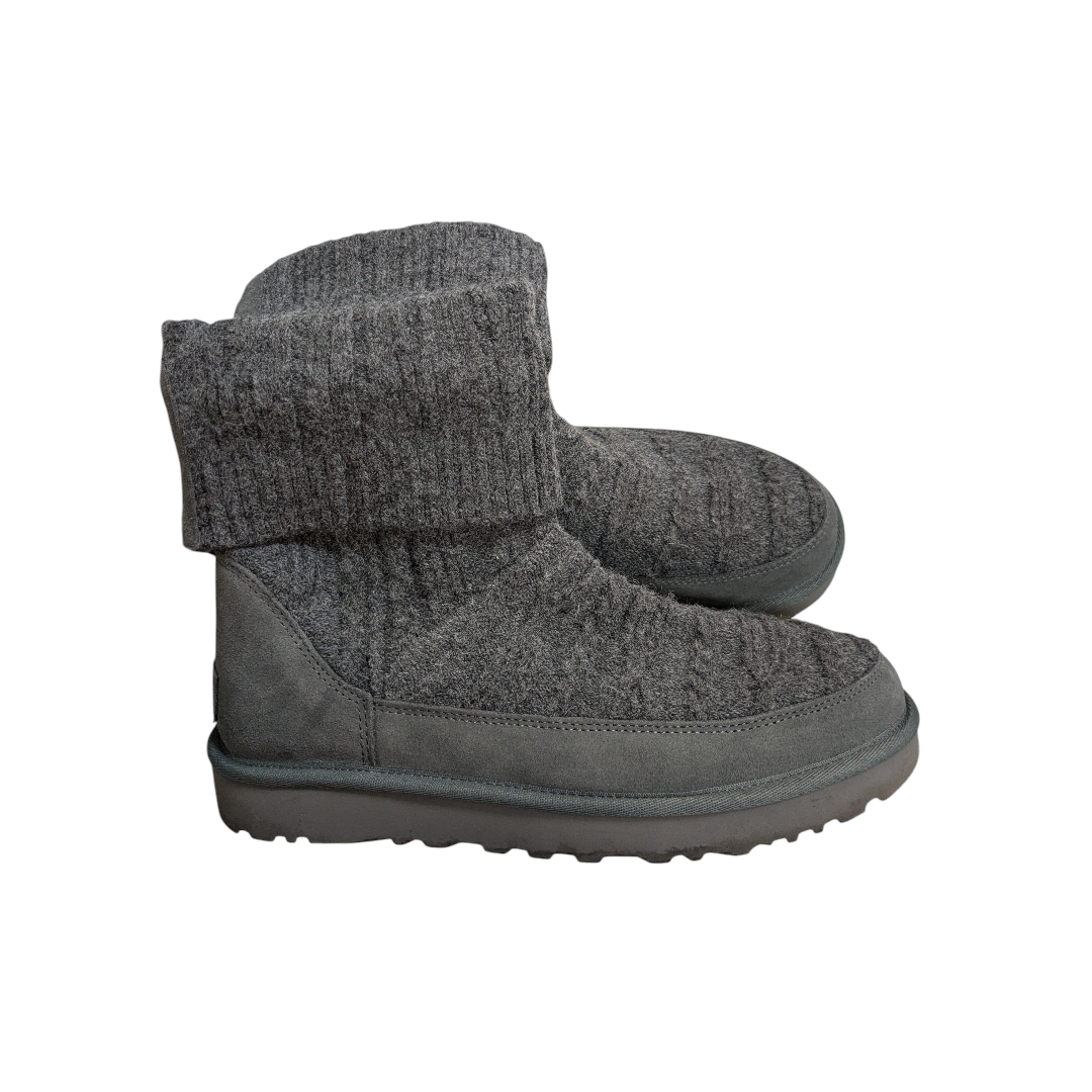 Boots Designer By Ugg In Grey, Size:9