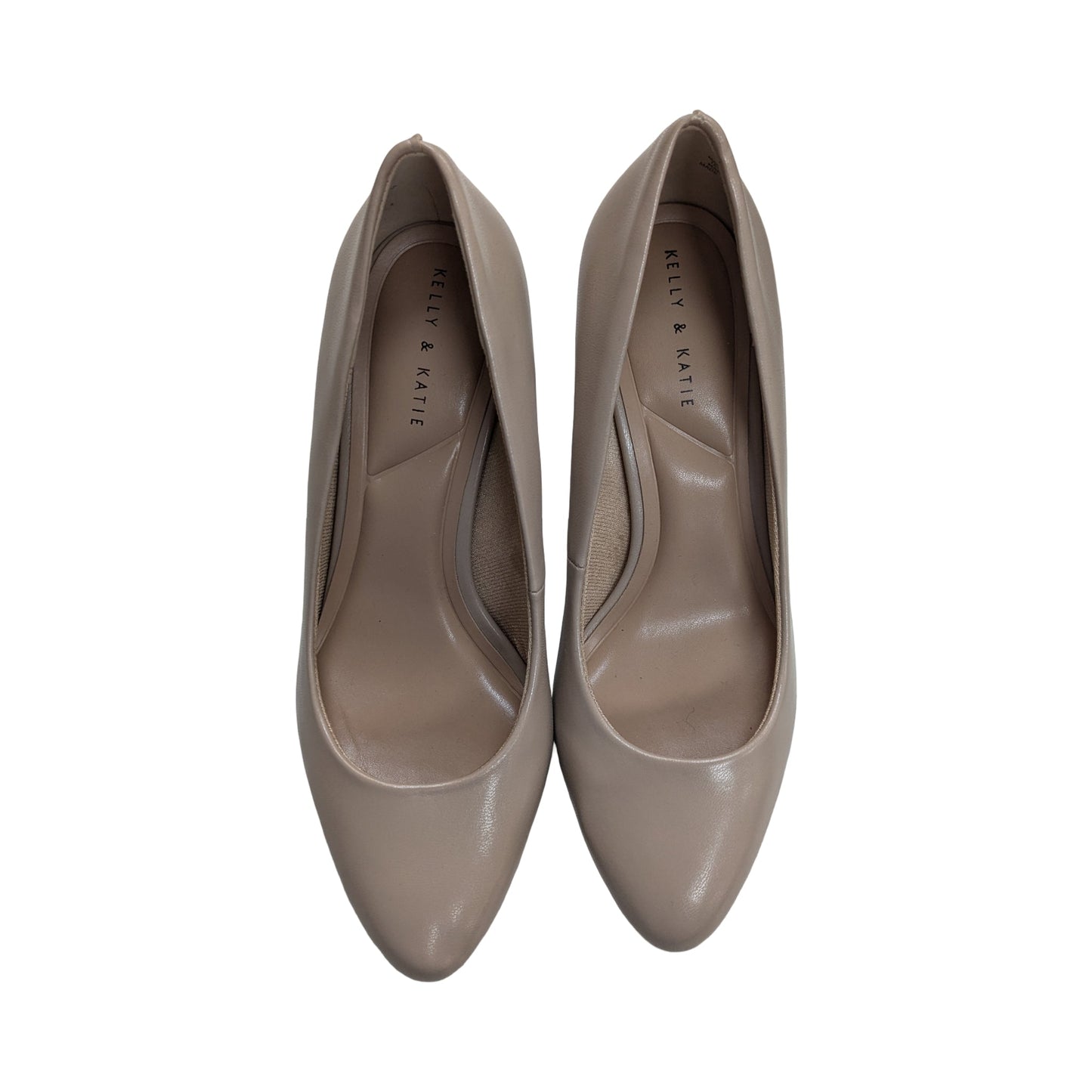Shoes Heels Block By Kelly And Katie In Tan, Size:7