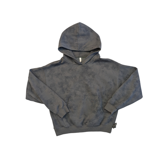 Athletic Sweatshirt Hoodie By Fabletics In Grey, Size:M