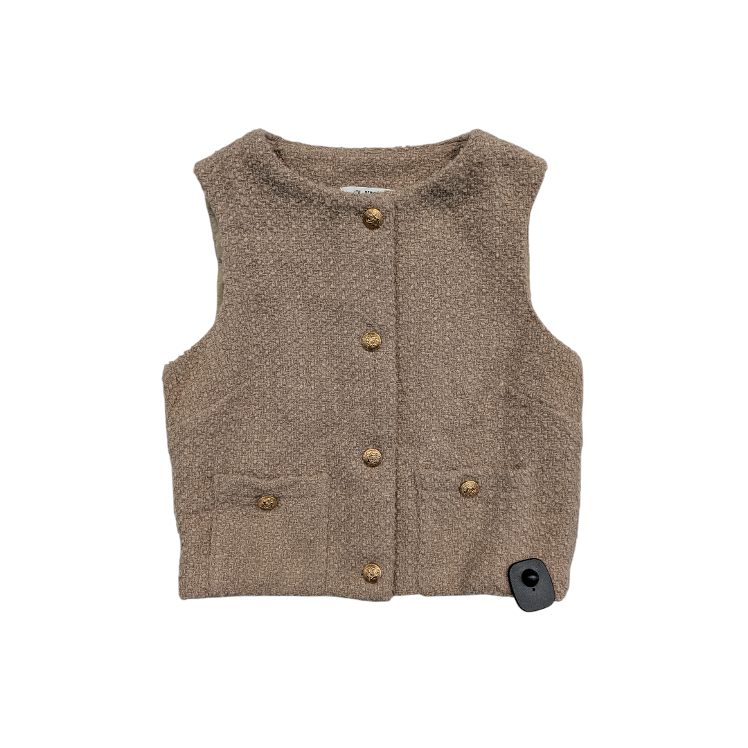 Vest Other By 4Th & Reckless In Tan, Size:M
