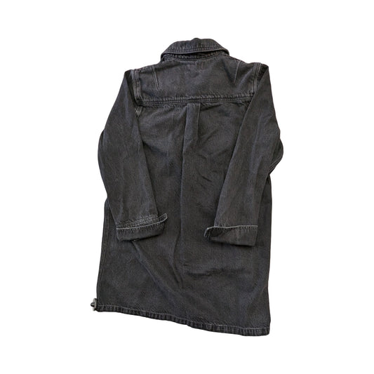 Dress Casual Midi By Madewell In Black Denim, Size:M