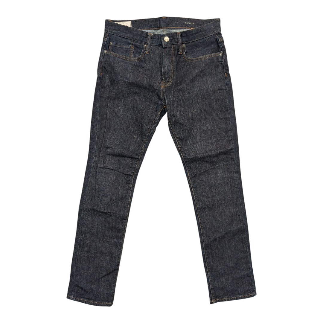 Jeans Straight By Gap In Blue Denim, Size:10