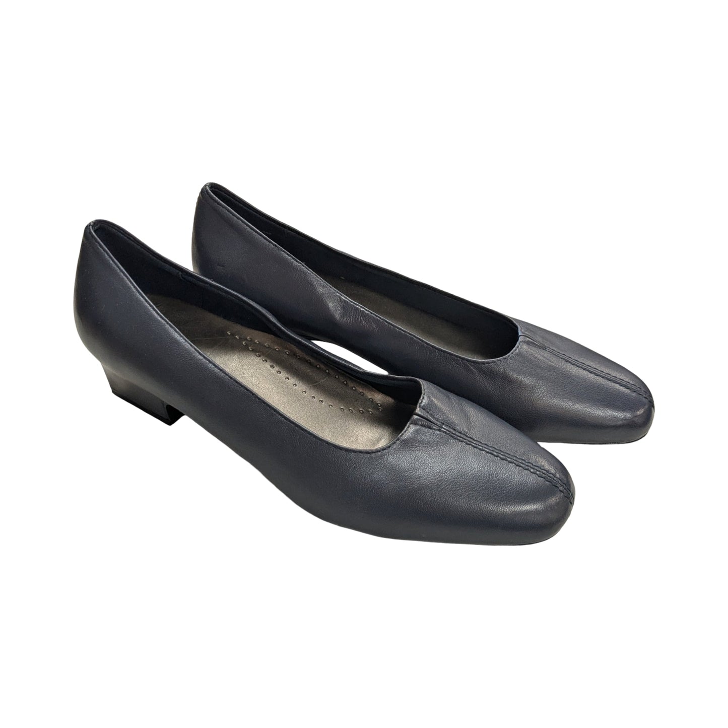 Shoes Flats By Trotters In Navy, Size:10