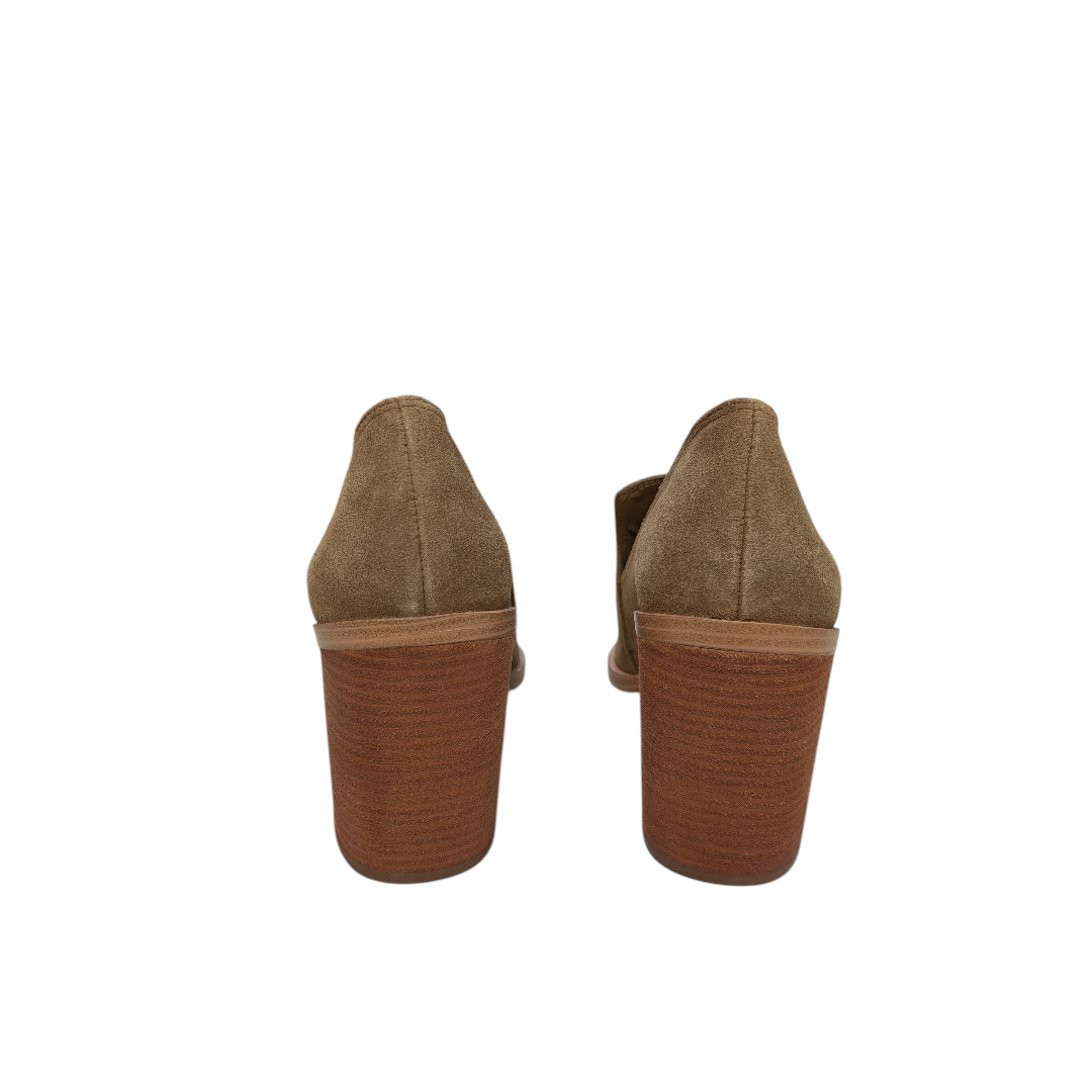 Boots Ankle Heels By Vince Camuto In Tan, Size:9.5