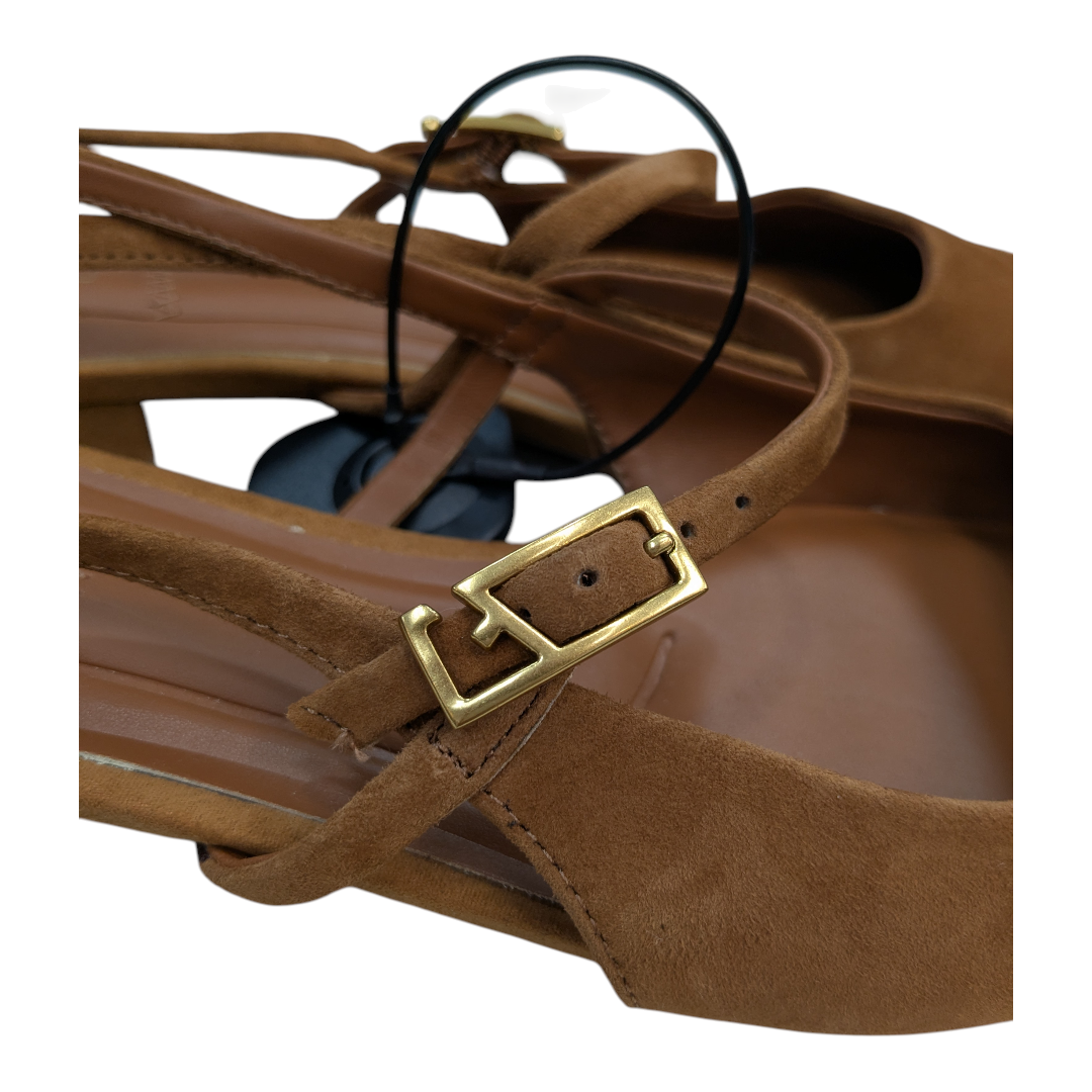 Shoes Flats By Franco Sarto In Brown, Size:10