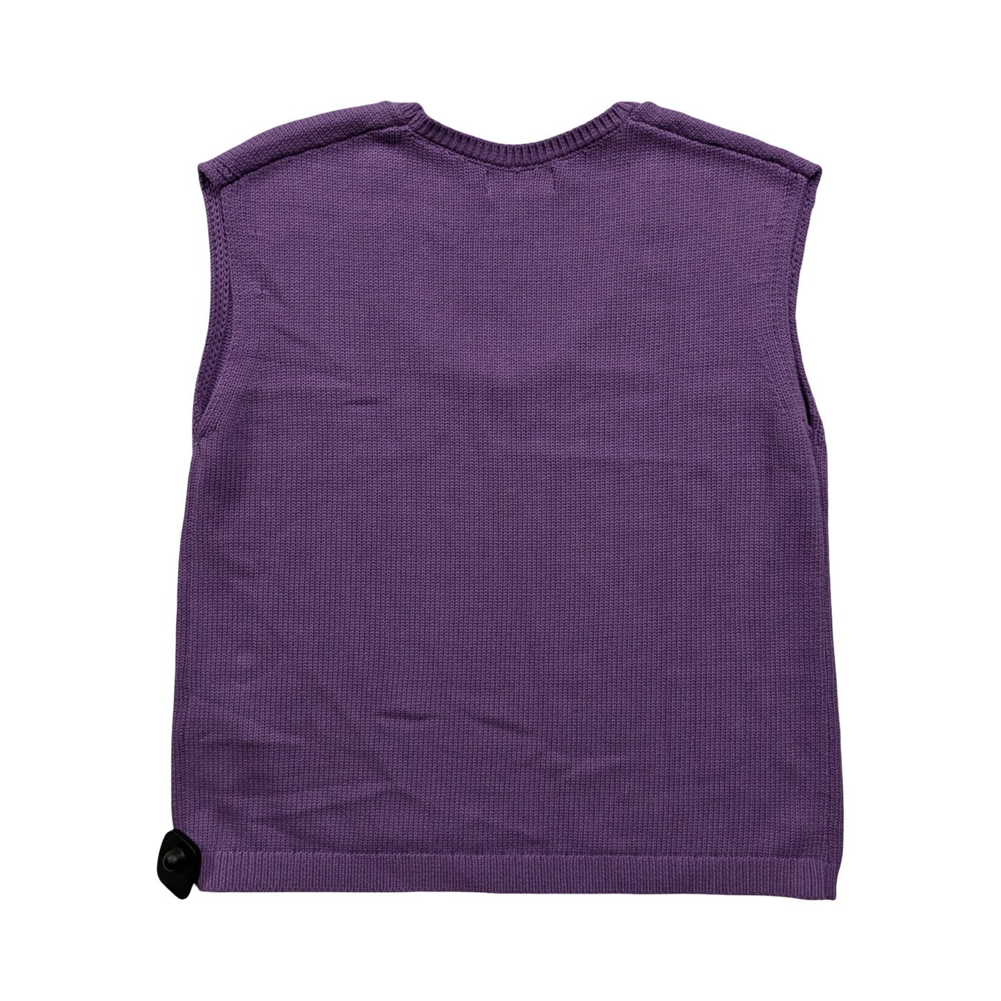 Top Sleeveless By Banana Republic In Purple, Size:M