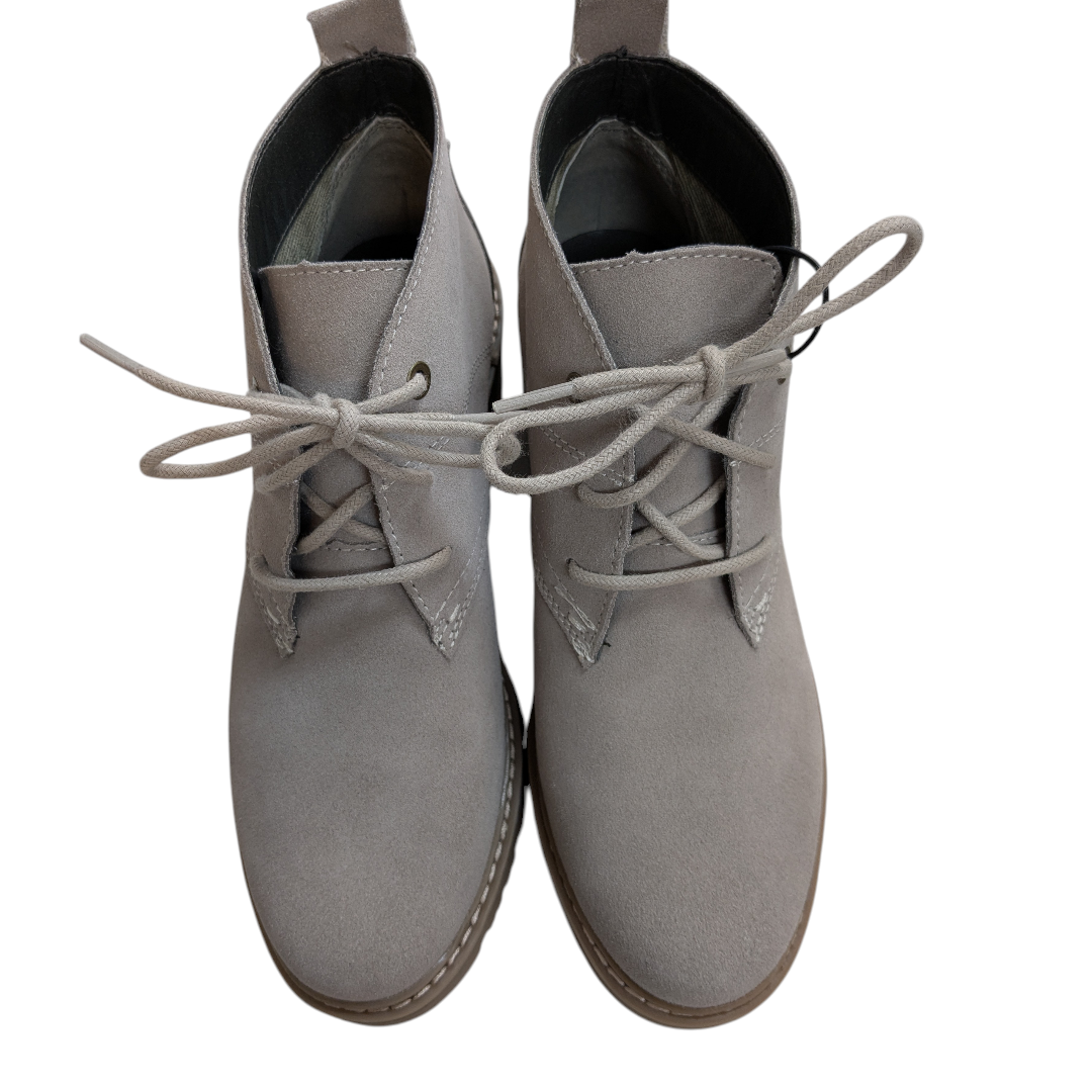 Boots Ankle Heels By White Mountain In Grey, Size:8.5