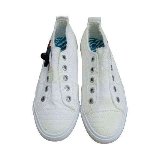 Shoes Heels Block By Blowfish In White, Size:9.5