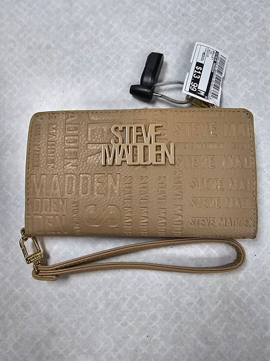 Wallet By Steve Madden In Tan, Size:Medium