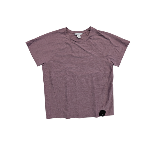 Athletic Top Ss By Athleta In Mauve, Size:M