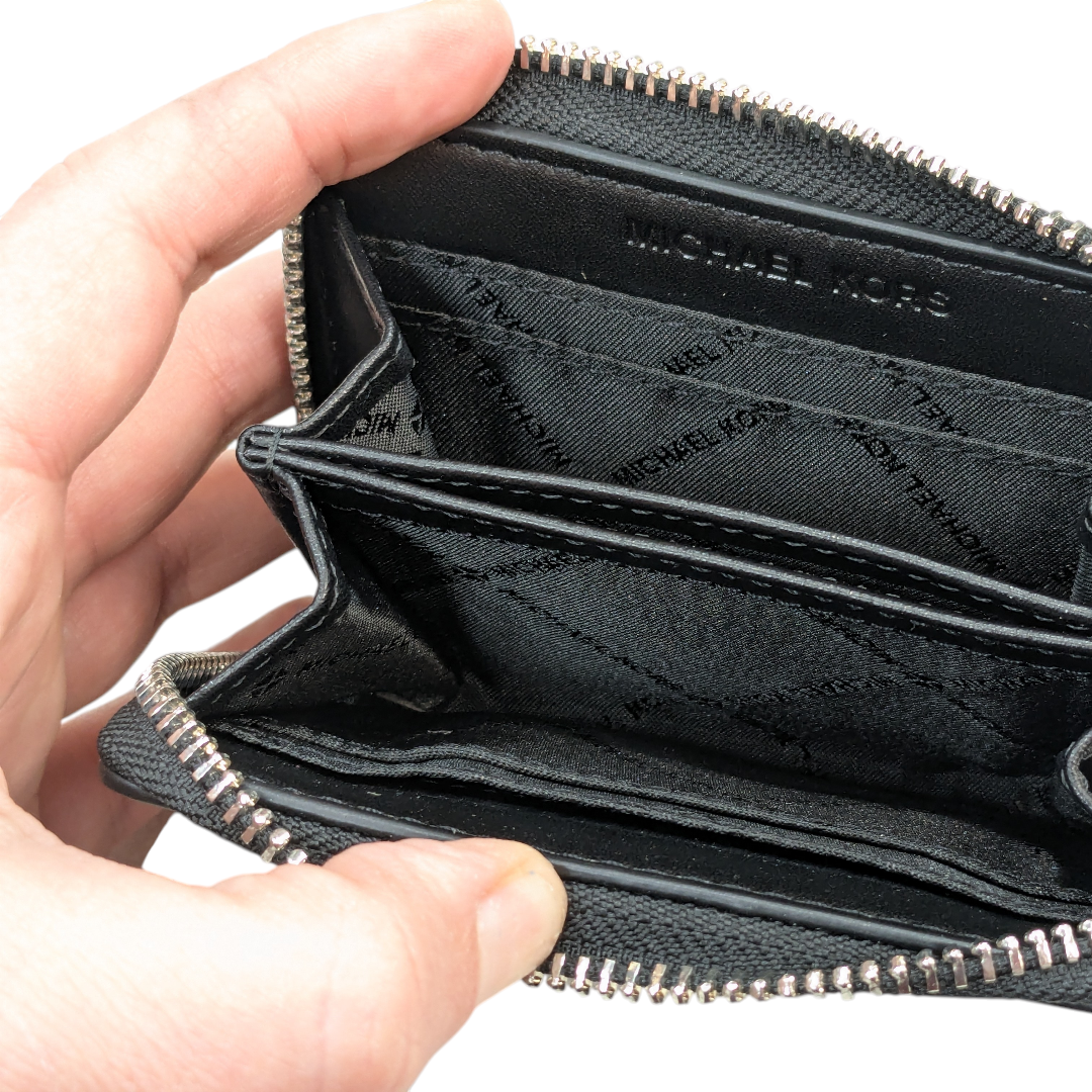 Wallet Designer By Michael Kors In Black, Size:Small