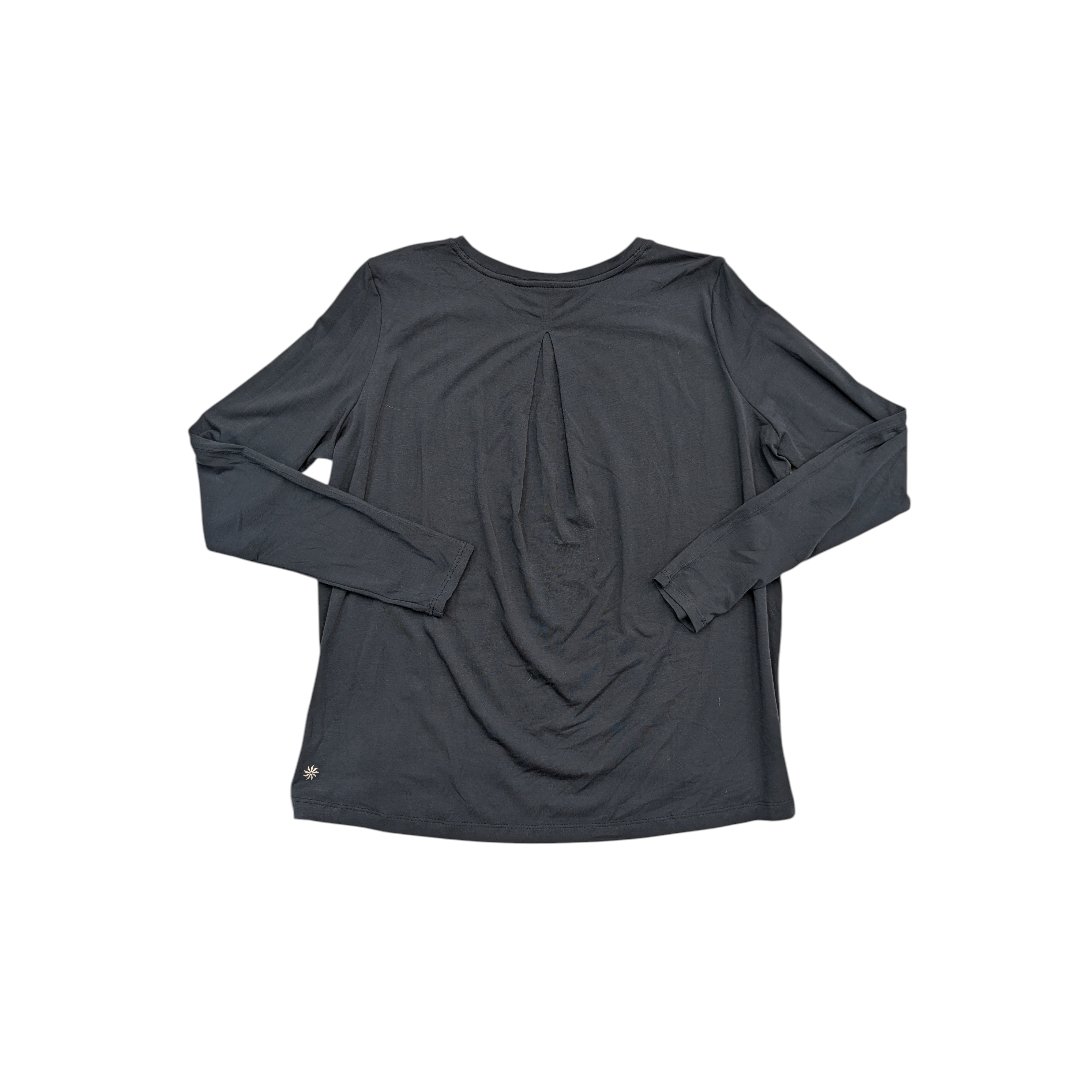 Athletic Top Ls Crewneck By Athleta In Navy, Size:Xs