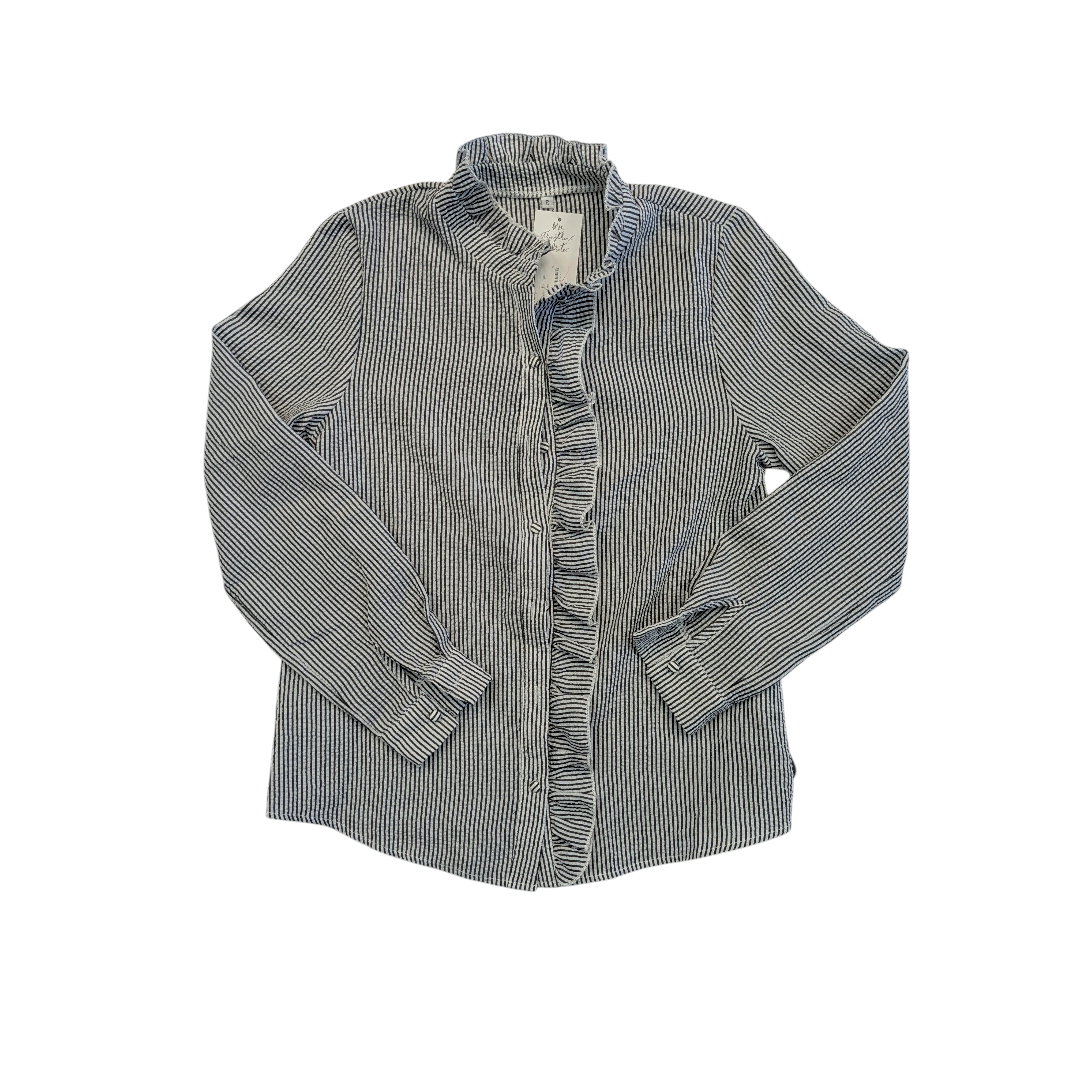 Top Ls By Clothes Mentor In Striped Pattern, Size:S