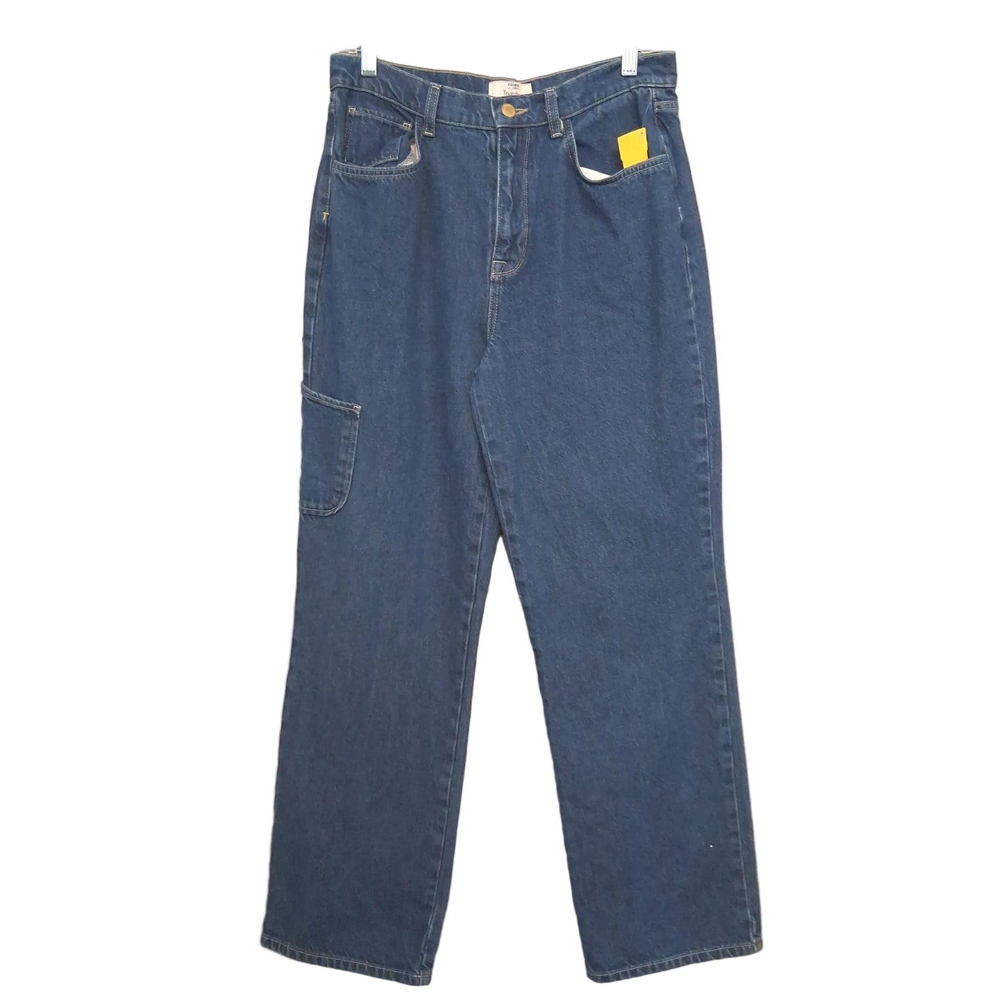 Jeans Wide Leg By Triarchy In Blue Denim, Size:6