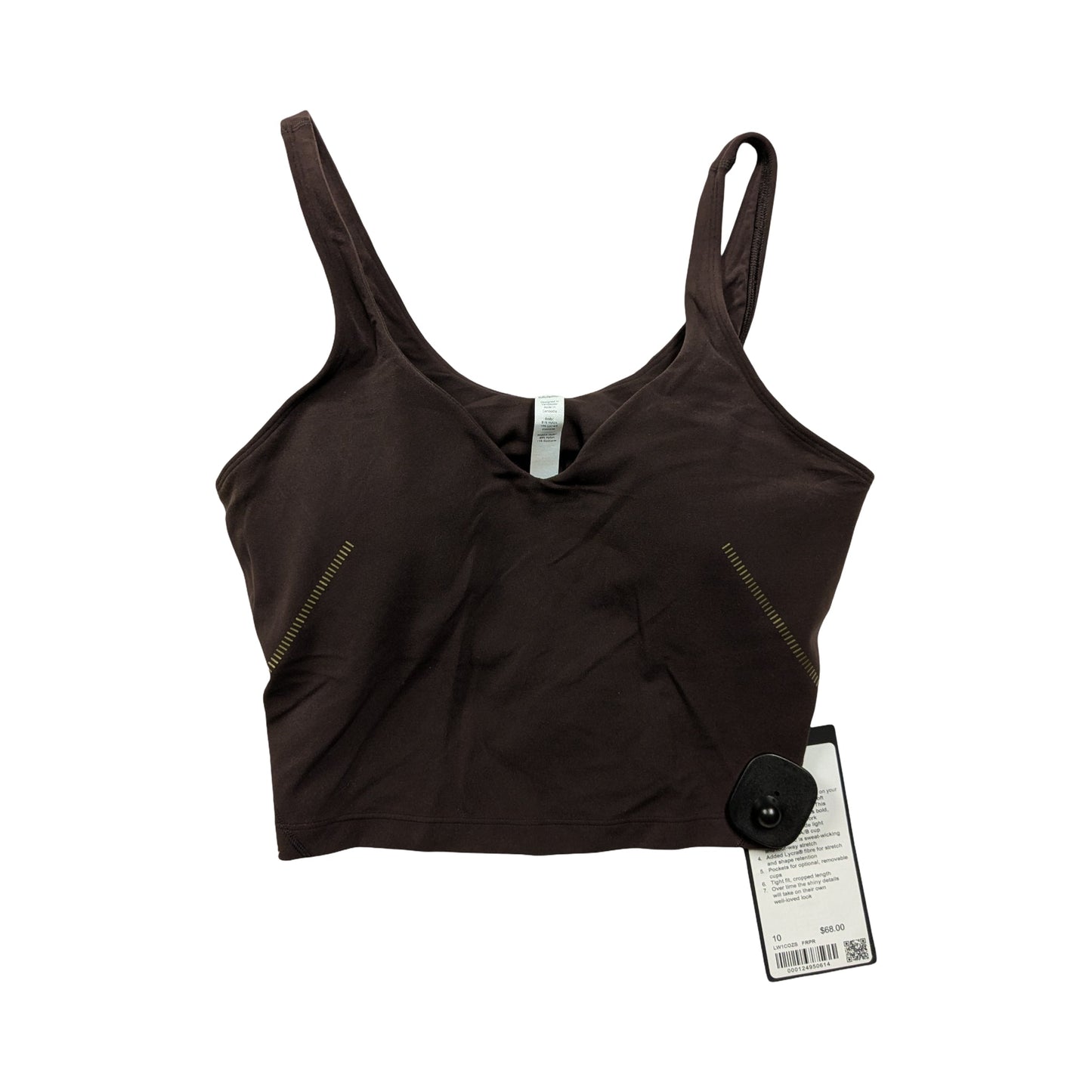 Athletic Bra By Lululemon In Brown, Size:10