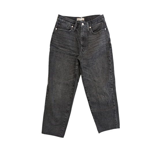 Jeans Boyfriend By Madewell In Black Denim, Size:4
