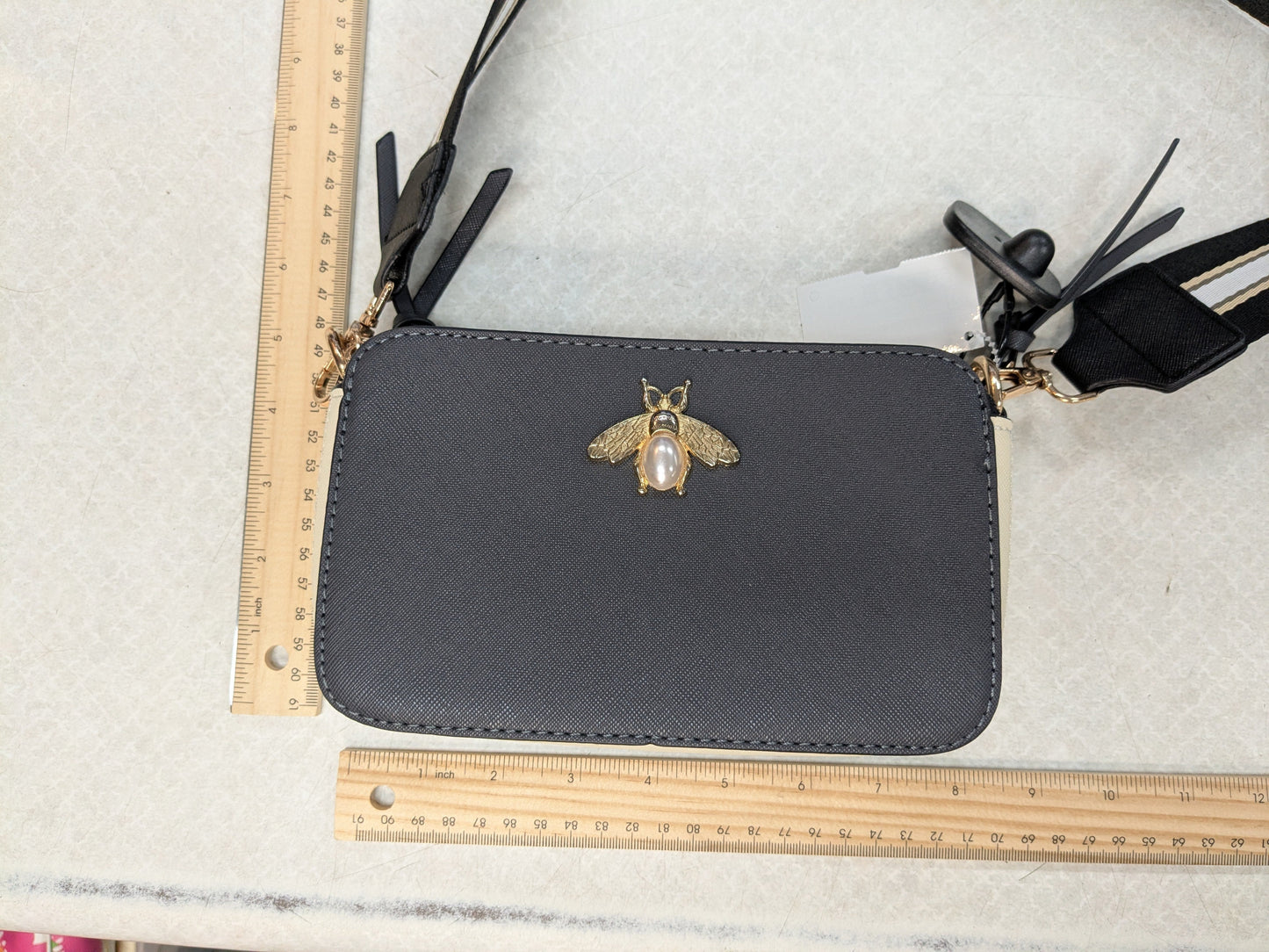 Handbag By Cmc In Black & White, Size:Small