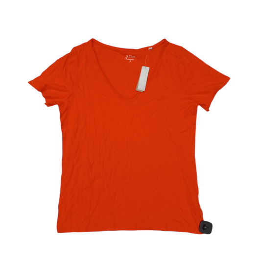 Top Ss Basic By J. Crew In Red, Size:M