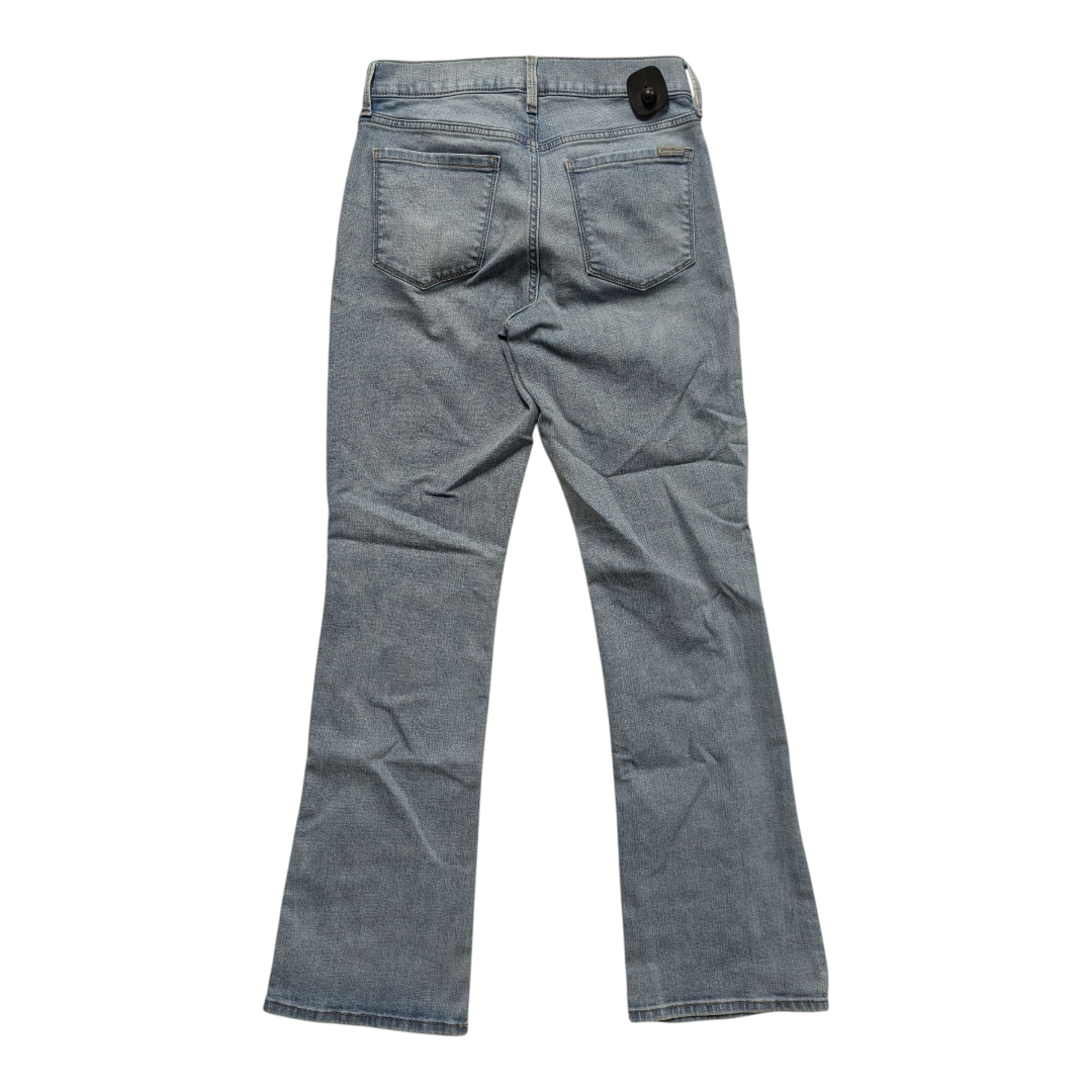 Jeans Straight By Eddie Bauer In Blue Denim, Size:6