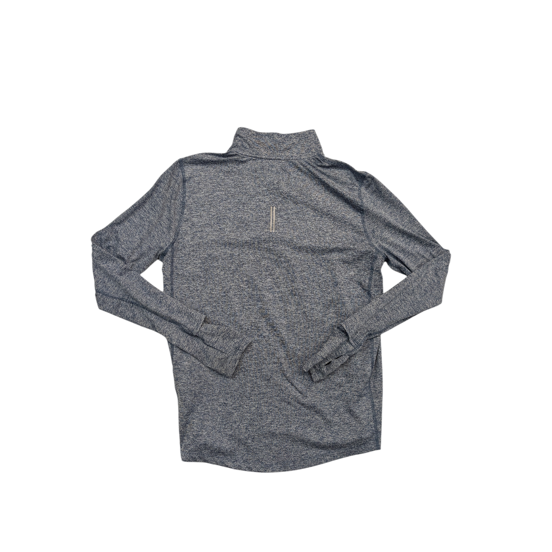 Athletic Top Ls Collar By Nike In Blue, Size:M