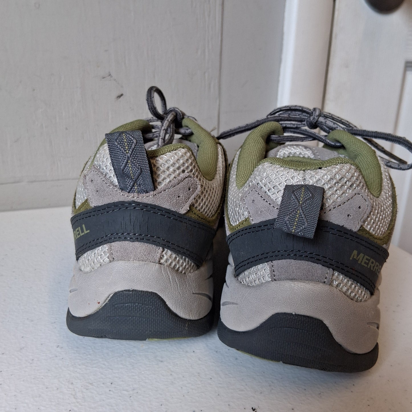 Shoes Hiking By Merrell In Green, Size:9