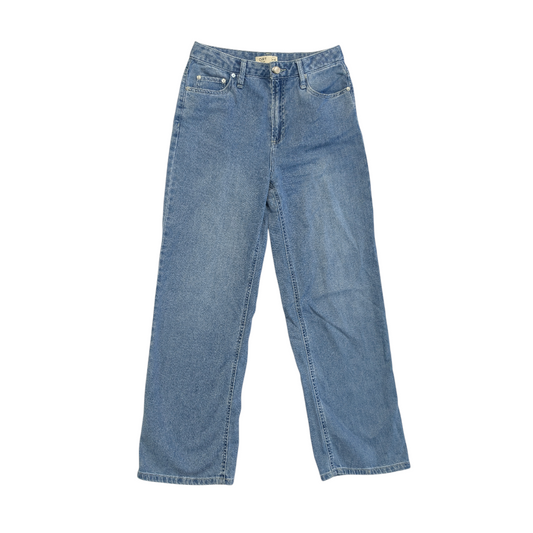 Jeans Wide Leg By Oat In Blue Denim, Size:6