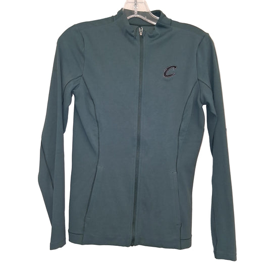 Athletic Jacket By Nike Yoga In Green, Size:M