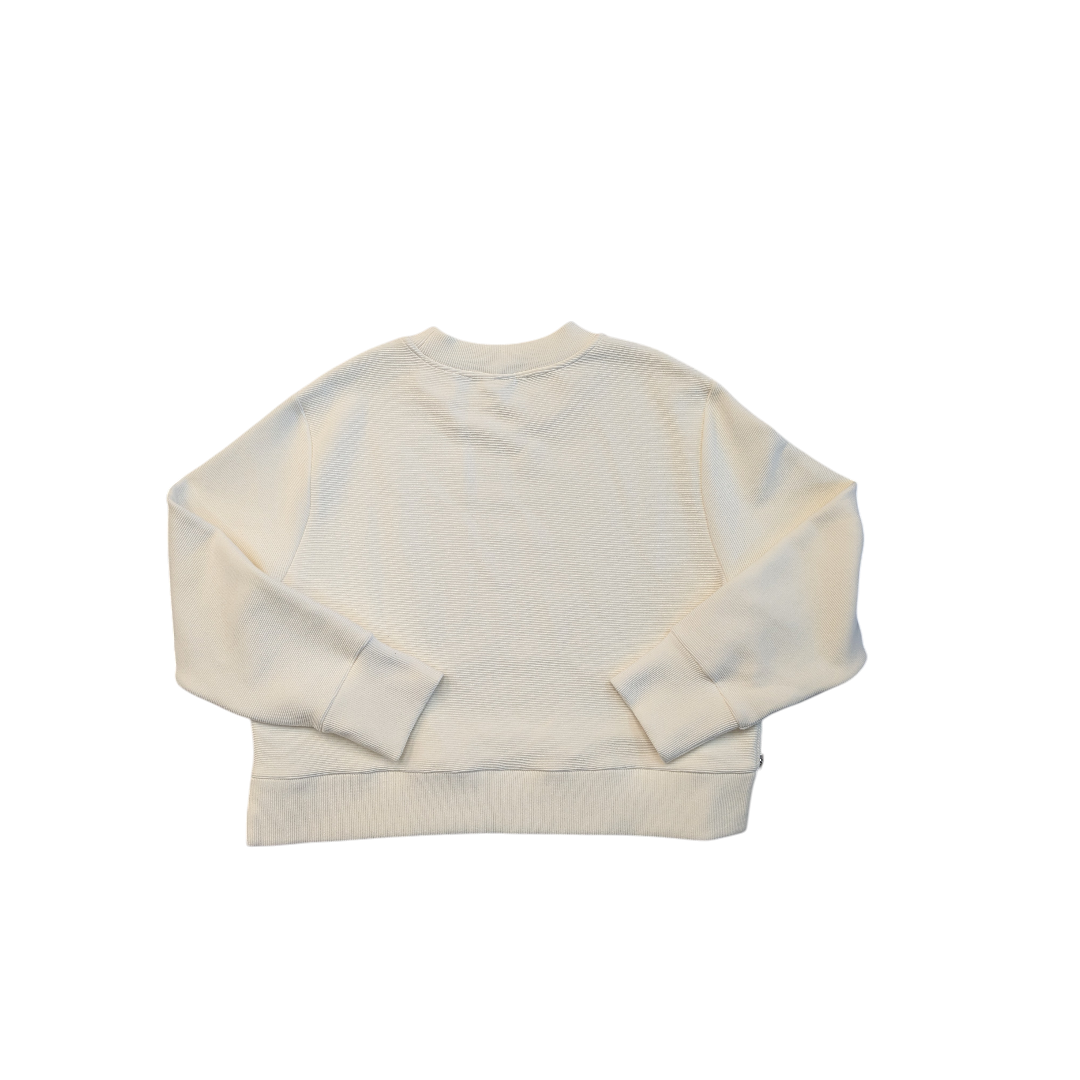 Athletic Sweatshirt Crewneck By Varley In Cream, Size:Xl
