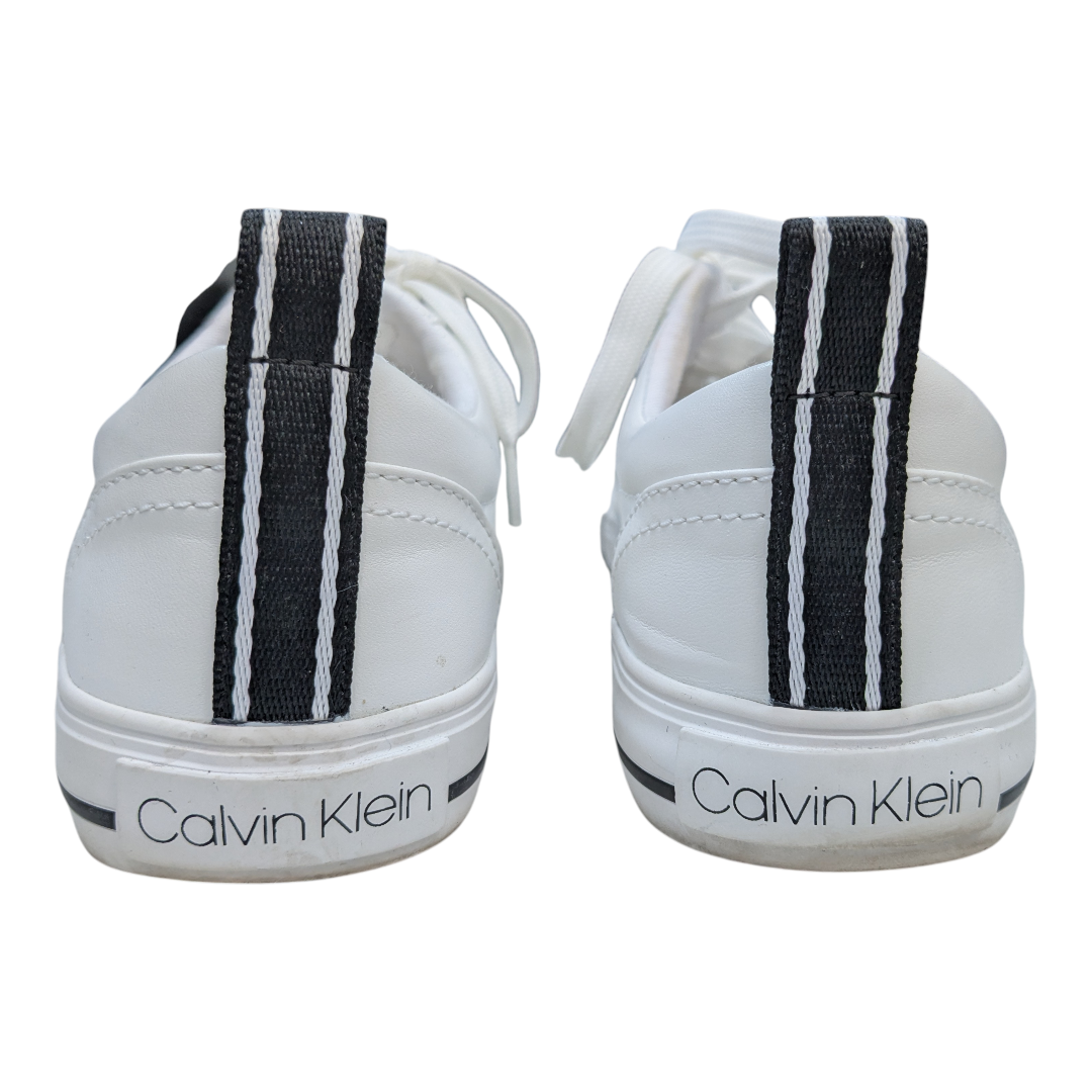 Shoes Athletic By Calvin Klein In White, Size:7.5