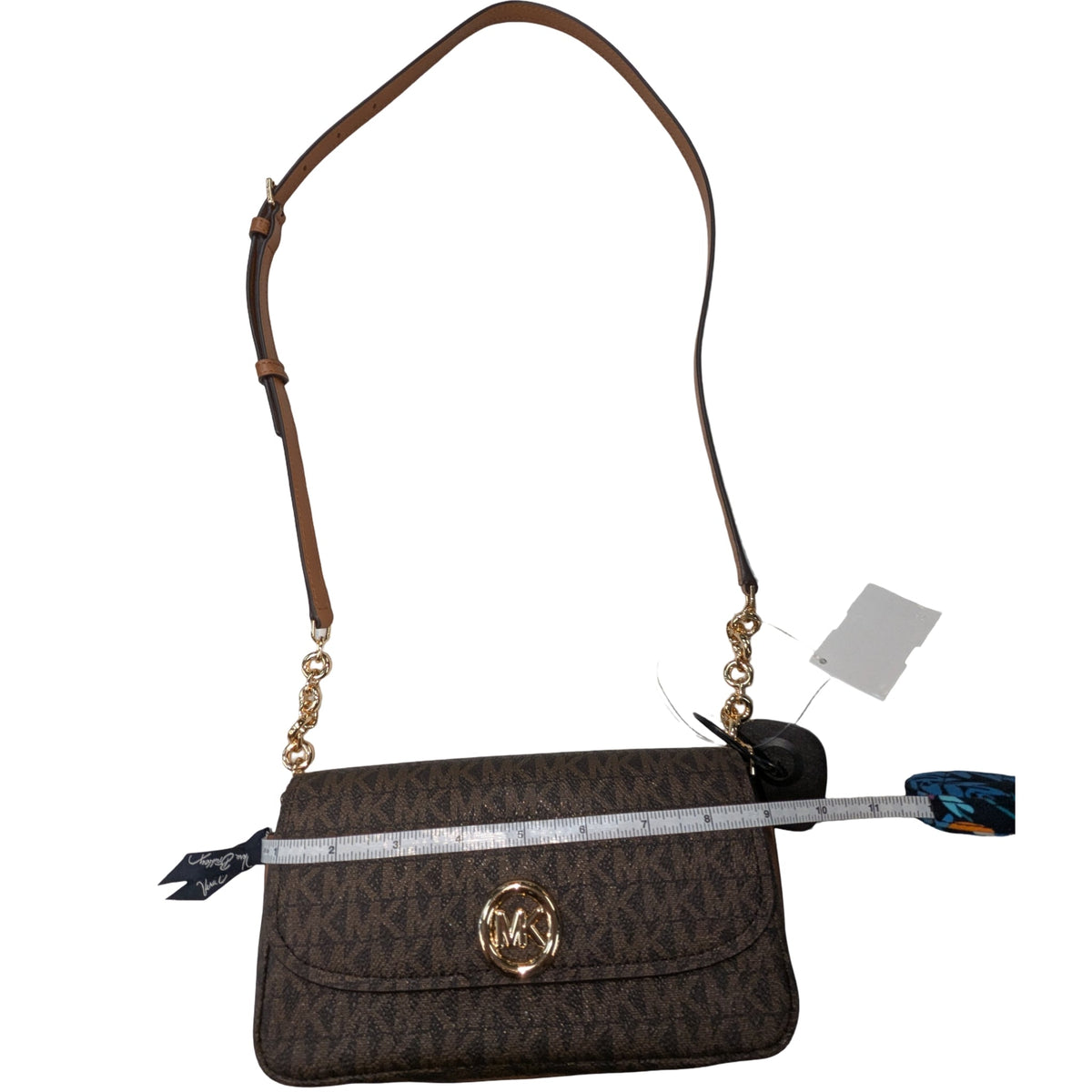 Handbag Designer By Michael Kors In Brown, Size:Small