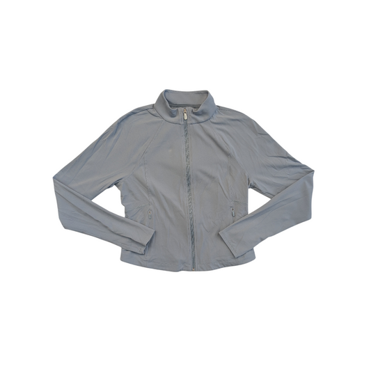 Athletic Jacket By Athleta In Blue, Size:L