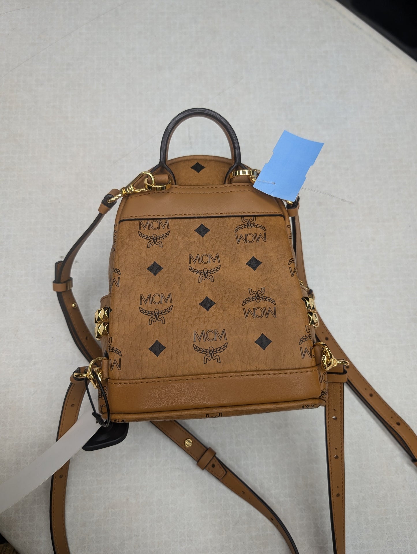 Backpack Luxury Designer By Mcm, Size: Small