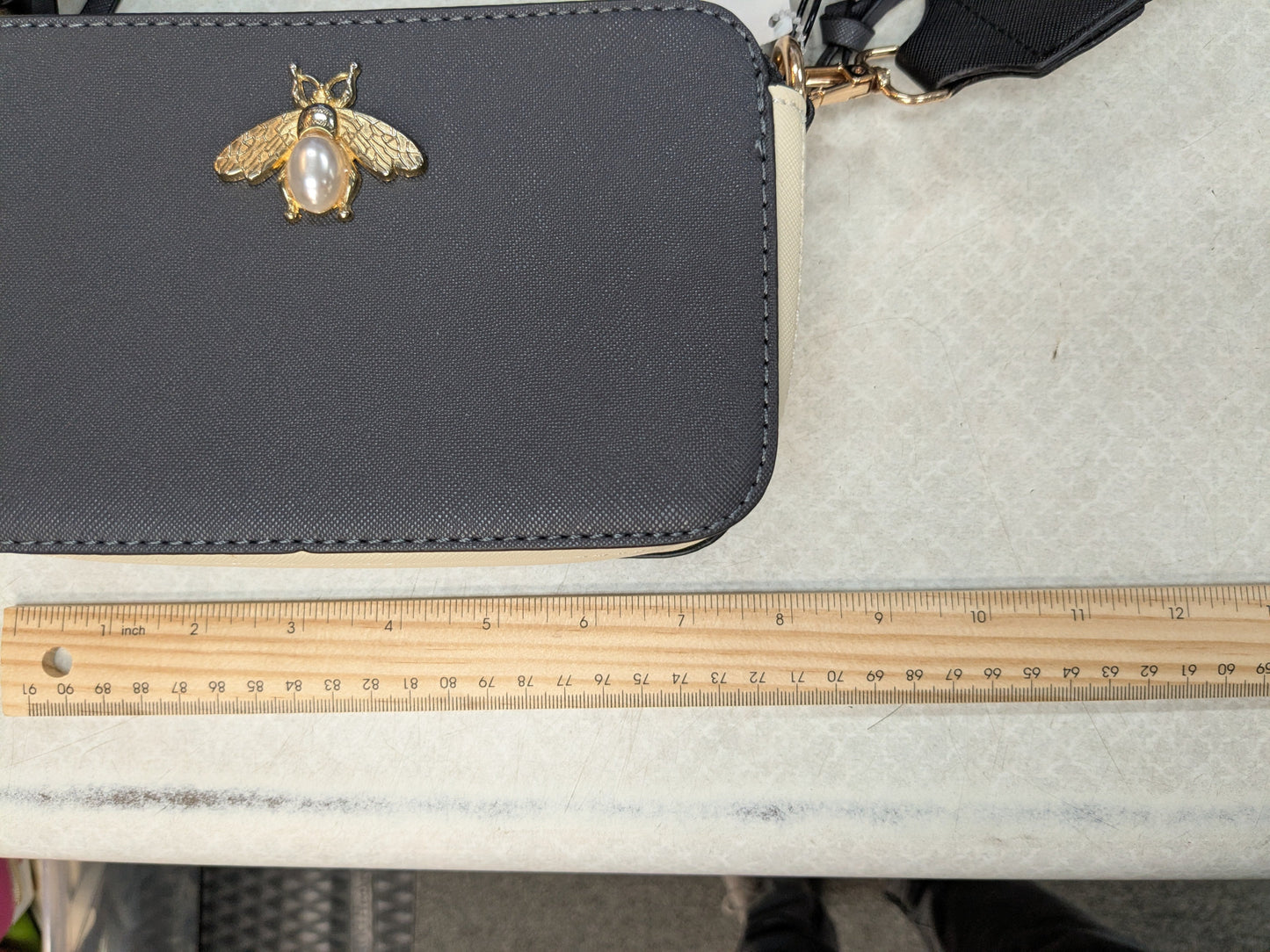 Handbag By Cmc In Black & White, Size:Small