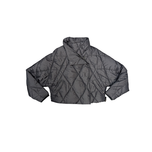 Coat Puffer & Quilted By Calvin Klein In Black, Size:S