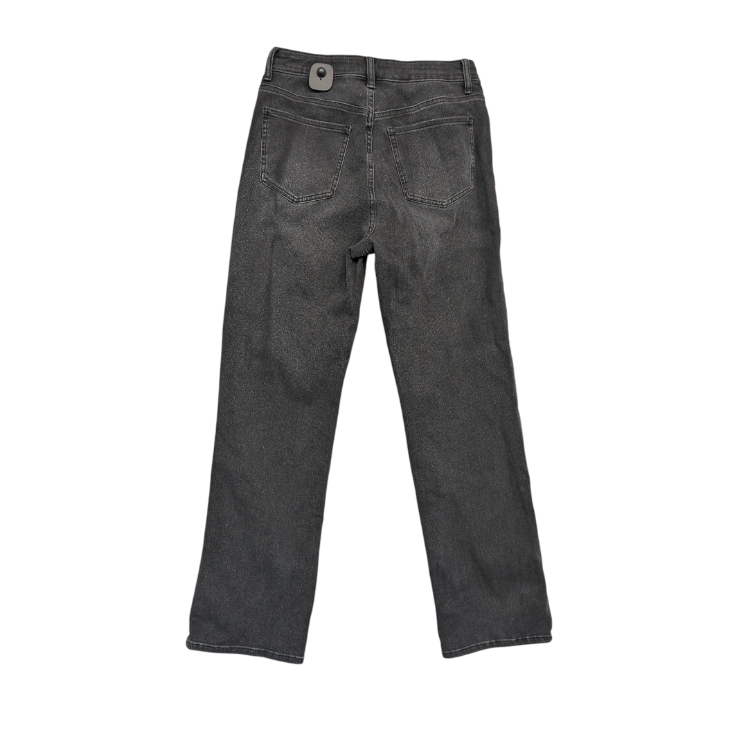 Jeans Straight By Quince In Black Denim, Size:8