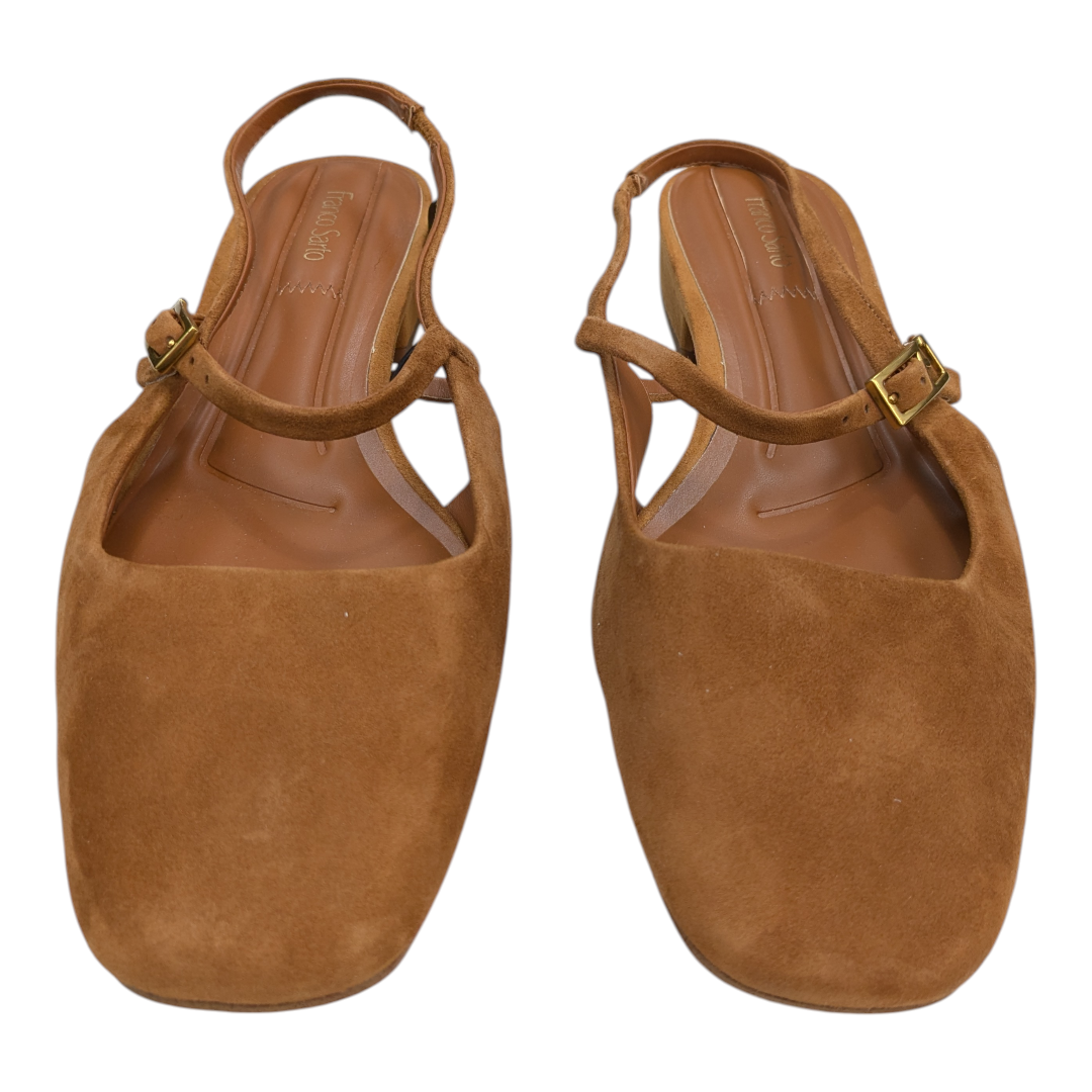 Shoes Flats By Franco Sarto In Brown, Size:10