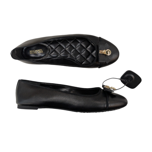 Shoes Flats By Michael By Michael Kors In Black, Size:8
