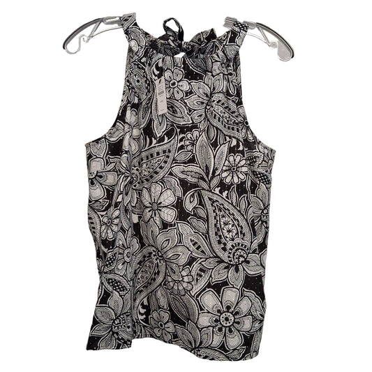 Top Sleeveless By Talbots In Paisley Print, Size:Mp