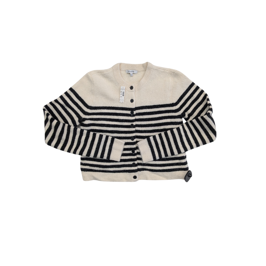 Sweater Cardigan By Madewell In Striped Pattern, Size:M