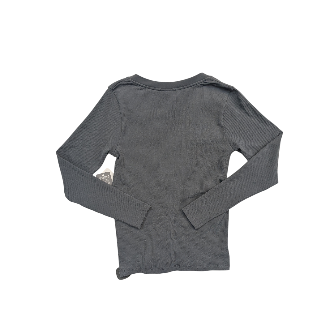 Athletic Top Ls Crewneck By Athleta In Grey, Size:M