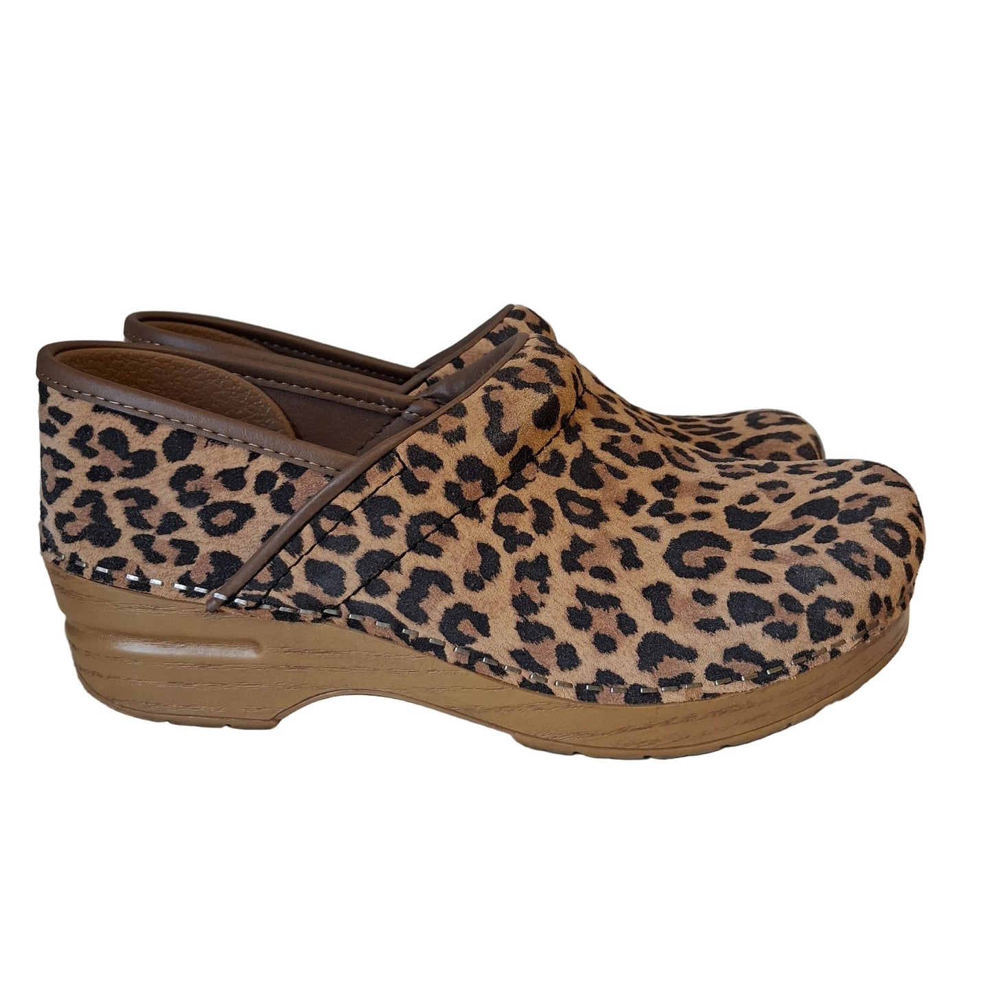 Shoes Heels Block By Dansko In Animal Print, Size: 7.5