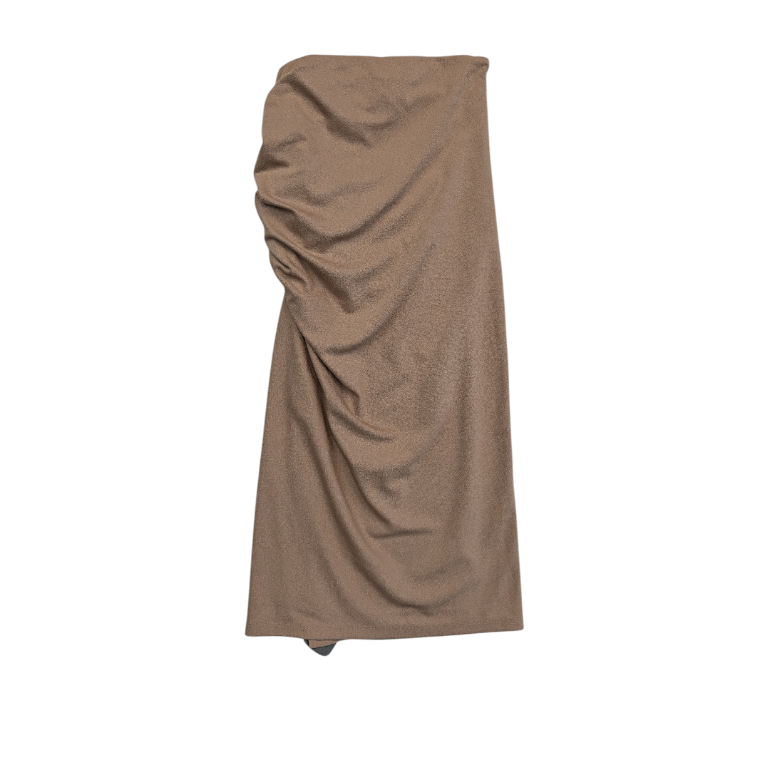 Skirt Maxi By Anthropologie In Tan, Size:Xs
