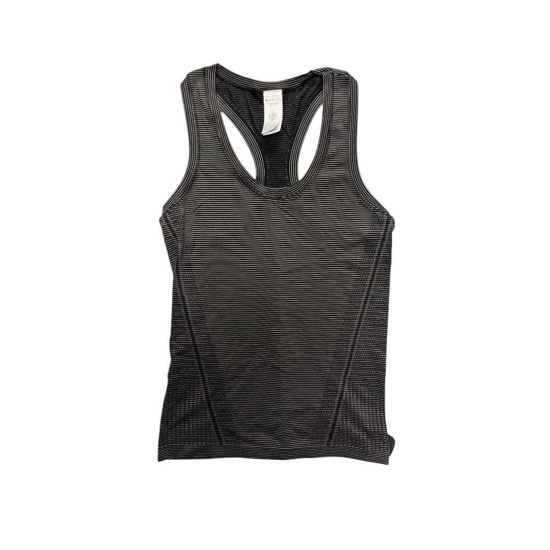 Athletic Tank Top By Athleta In Striped Pattern, Size:S