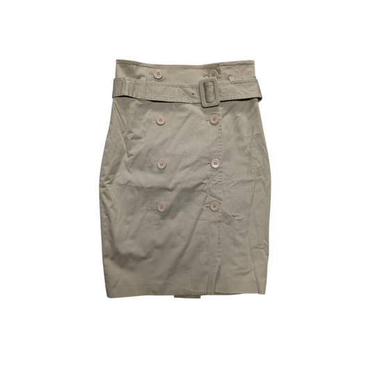 Skirt Midi By Club Monaco In Beige, Size:8