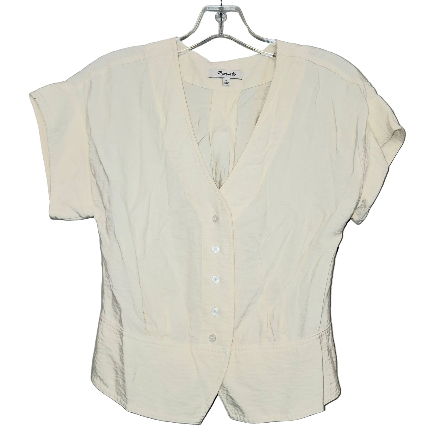 Top Ss By Madewell In Yellow, Size:S
