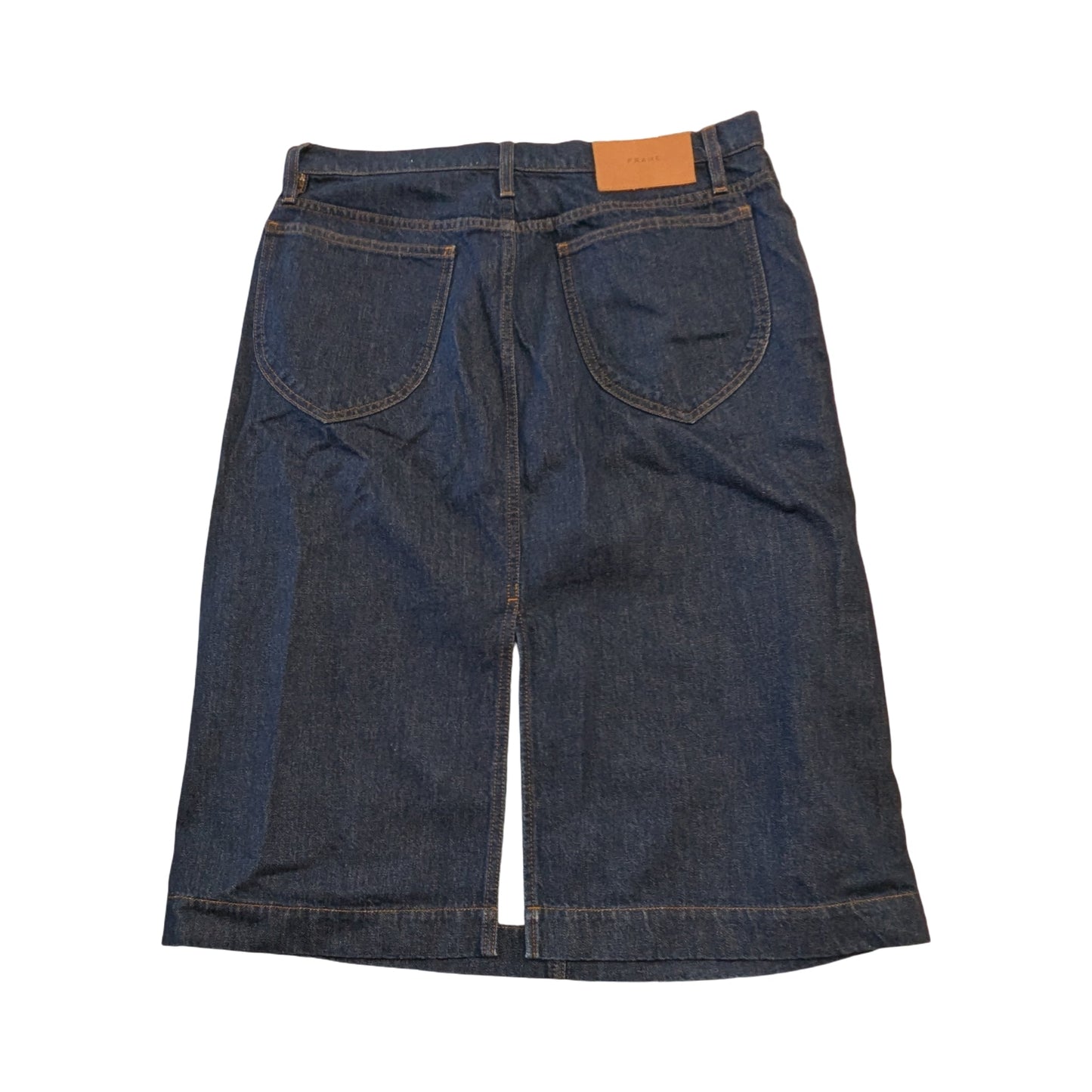 Skirt Maxi By Frame In Blue Denim, Size:14